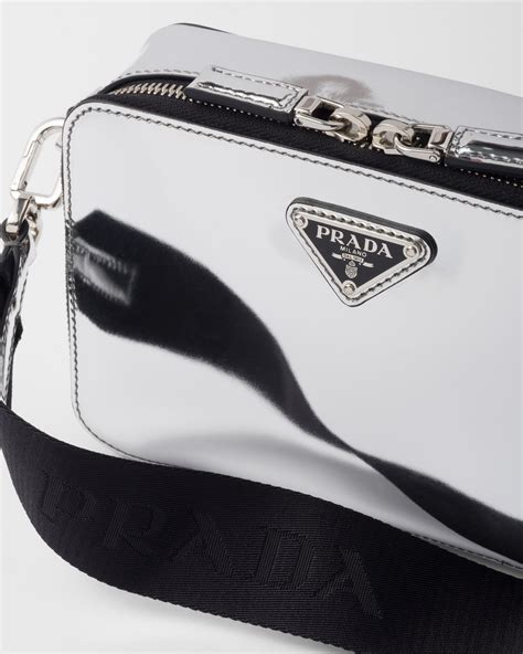 prada tasche silber|More.